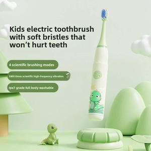 <span class=keywords><strong>Cepillo</strong></span> de Dientes Eléctrico para Niños de 3 a 6 a 12 Años, Totalmente Automático, Recargable, con Cerdas Suaves, para Niños y <span class=keywords><strong>Niñas</strong></span>, China - Product Image 3
