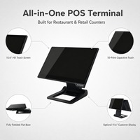 Sistema POS con Pantalla Táctil de 15.6 Pulgadas, Personalizado OEM, Todo en Uno, con Windows, Caja Registradora para Supermercados, Restaurantes y Tiendas Minoristas