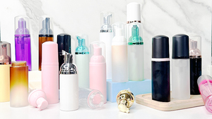 Good Quality Cleanser Foaming <b>Bottle</b> with Silicone Brush 60ml 50ml 120ml <b>200ml</b> 250ml Round Plastic PET Foam Pump <b>Bottle</b> - Product Image 3