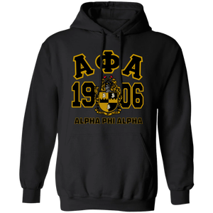 Felpa con Cappuccio Personalizzabile con Logo della Fratellanza Alpha Phi Alpha, Abbigliamento Sportivo Casual alla Moda - Product Image 5