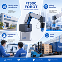 Bras robotisé industriel haute précision FT500 à 4 axes, charge utile de 2 kg, portée de 500 mm pour l'assemblage électronique 3C et la distribution de colle