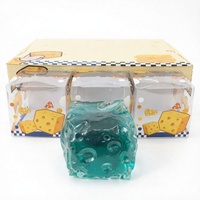 Jouet en caoutchouc souple transparent style gelée, grand format, en forme de fromage, le plus vendu – fin, très malléable, non-rétractable, inspiré de la vaseline, pour 14 ans et plus