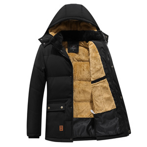 <span class=keywords><strong>Parka</strong></span> d'<span class=keywords><strong>hiver</strong></span> épaisse pour <span class=keywords><strong>homme</strong></span>, <span class=keywords><strong>grande</strong></span> <span class=keywords><strong>taille</strong></span>, avec doublure en fourrure, veste chaude, grandes poches, coupe-vent, vêtements d'extérieur, 6XL - Product Image 2
