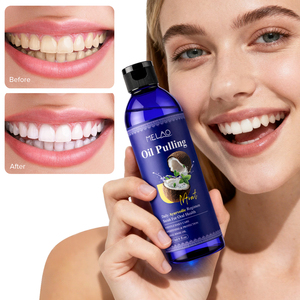 Bain de bouche domestique à l'huile de <span class=keywords><strong>menthe</strong></span> pour le oil pulling, nettoyant, haleine fraîche, hydratant, formule douce non grasse - Product Image 2