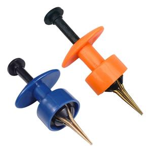 New Type Pellet Bait Clip Blue Cone Shape Plastic Fishing Tackle With Orange Beads For <b>Worm</b> Feeder - Product Image 3