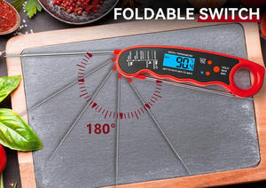 Termómetro Digital Impermeable IPX6 con Pantalla LCD de Lectura Instantánea para Cocina, Alimentos, Barbacoa, Carne - Product Image 2