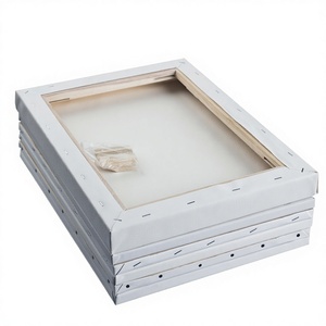 Wholesale Thickened Wooden Rectangular Oil Painting <strong>Frame</strong> with Cotton Linen Cloth Lining Acrylic <strong>Paint</strong> Panel Manufacturer - Product Image 1