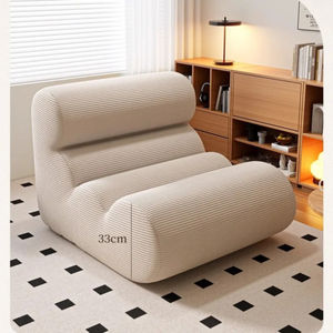 2026 Trending Knock-Down Square Upholstered <b>Sofa</b> for <b>Small</b> House-Contemporary Design Space-Saving Vacuum Compressed - Product Image 1