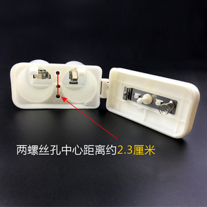Compartimento de batería doble de plástico para piezas de calentador eléctrico, 2 x 1,5 V, uso doméstico, alta compatibilidad - Product Image 4