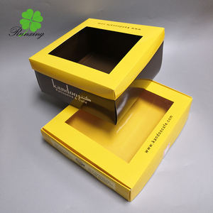 Caja Plegable <span class=keywords><strong>de</strong></span> Alta Calidad para Donuts, Pasteles, Galletas y Dulces, Caja para Pastelería con Logotipo Personalizado, Caja <span class=keywords><strong>de</strong></span> Empaque para Mochinut y Muffins - Product Image 4