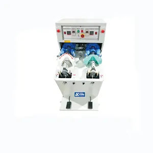 Single cold and single hot leather shoe back part setting machine heel moulding machine