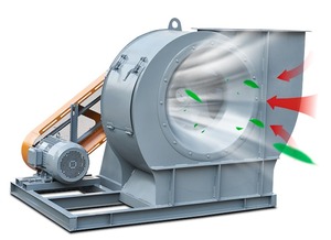 Ventilateurs centrifuges industriels pour conduits, souffleurs centrifuges 4-72C, ventilateurs d'extraction - Product Image 3
