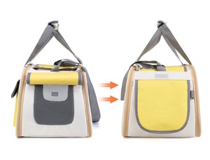 Portable <b>Pet</b> <b>Carrier</b> <b>Backpack</b> Large Capacity Ventilated Cat Outgoing Bag for Travel Hiking Vet Visit With Shoulder Strap - Product Image 4