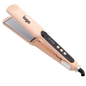 Plancha <span class=keywords><strong>de</strong></span> Pelo Profesional LCD con Cerámica Personalizada, Plancha Eléctrica LED para el Cuidado del <span class=keywords><strong>Cabello</strong></span>, Nuevo Diseño para Uso en Hoteles - Product Image 5