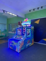 Machine de jeu de lancer de balles style arcade Kahoats Monster avec système de rédemption de tickets, à vendre