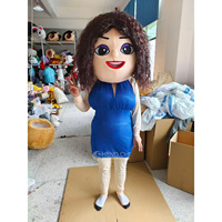 Costume de mascotte unisexe sexy à cheveux bouclés personnalisable de haute qualité Shengchi, certifié CE, impression numérique, pour adultes, usage commercial