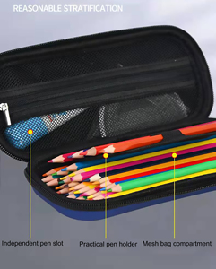 Panda công suất lớn EVA bút chì trường hợp cho các trường học 3D embbosses của cô gái bút trường hợp dễ thương EVA văn phòng phẩm hộp - Product Image 4