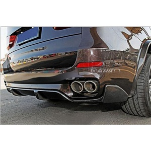 คาร์บอนไฟเบอร์กันชนหลังทรงดาบพร้อมลิ้นกันชนข้างและดิฟฟิวเซอร์สำหรับ BMW F15 X5 M Tech M Sport ปี 2014+ - Product Image 3