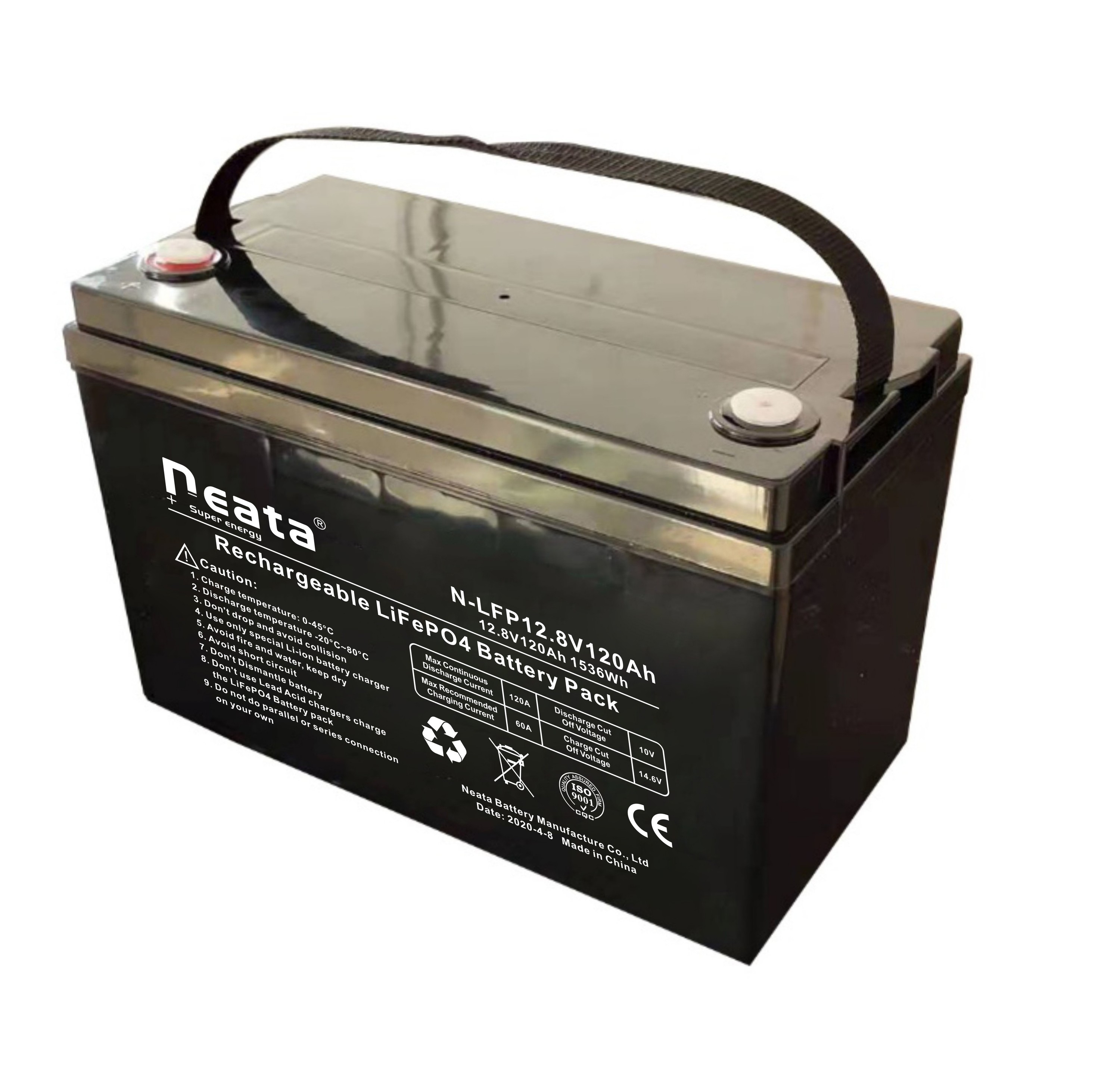 <strong>Lead</strong> <strong>Acid</strong> Replacement Deep Cycle <strong>12V</strong> 120AH <strong>Lifepo4</strong> Lithium <strong>Battery</strong> for <strong>Solar</strong> System