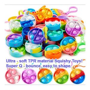Professional Grade Stainless Steel Fidget Keychain Spinner Safety <b>Hook</b> Lightweight Custom Logo for Kids Adults Anxiety Relief - Product Image 6