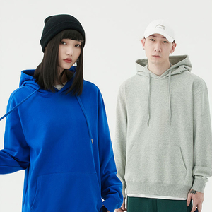 Hoodie 300g 100% katun terry harga pabrik sweatshirt hoodie cetak logo sesuai pesanan pabrikan hoodie Pria Wanita uniseks - Product Image 5