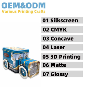 Özel Tasarım Teneke Şeker Kutusu, Yüksek Kaliteli Kamyon Araba Şeklinde Teneke Kutu, Toptan Metal Kap, Şeker Saklama ve Hediye Paketleme İçin - Product Image 3
