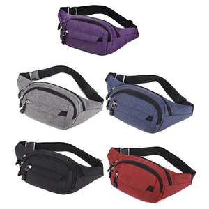 Waist Bag For Men And Women Oxford Cloth Adjustable Band Multi Functional Phone Bag Solid Color Everyday Use Summer 2025 - Product Image 1