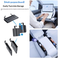 Tablette de volant General Motors, bureau flottant multifonctionnel avec porte-gobelet