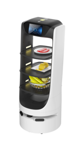 Robot de livraison de nourriture intelligent Deligo, robot autonome de service AMR pour restaurants, hôtels, hôpitaux et automatisation de la restauration commerciale / alimentation - Product Image 3