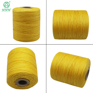 150D/16 400g deri ayakkabı dikiş mumlu düz balmumu kordon Polyester örgülü iplik - Product Image 5