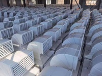 Refroidisseur d'air évaporatif industriel à moteur AC à fréquence fixe 2,2 kW 220 V/380 V, petit réservoir d'eau, montage mural/fenêtre pour 130-160 m²