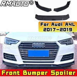 Difusor de Parachoques Delantero para Auto, Spoiler Negro Brillante, Pieza de Modificación para Audi A4L 2017-2019, Protector de Parachoques, Accesorios para Auto - Product Image 3