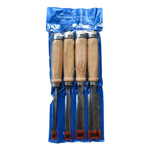 Juego de 4 Cinceles de Punta Plana de Alta Calidad para Tallar Madera, con Mango de Madera, Herramienta Manual - Product Image 6