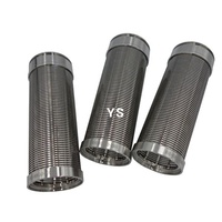 Tube filtrant continu en acier inoxydable anti-corrosion avec écran en fil en V pour puits de forage d'eau OEM ODM