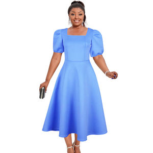 Mode manches courtes robes d'automne plissées pour les femmes élégante <span class=keywords><strong>longue</strong></span> robe de soirée grande taille sexy moulante robes à franges - Product Image 5