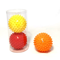 Ballon de massage à picots en PVC de haute qualité sans phtalates, diamètre 10 cm, couleur et logo personnalisés, marque OEM, origine TW, modèle pour centre de fitness