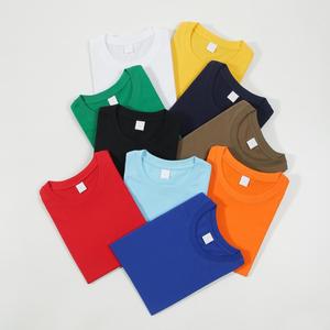 Venta al por mayor de China de fábrica transpirable 100% algodón 180gsm de punto regular de los hombres camiseta suelta para Mujeres Hombres - Product Image 3