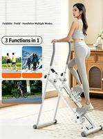Máquina de Escalada Vertical Plegable ATHSPO, Capacidad de Peso de 300 Libras, Simulador de Escaleras Silencioso con Contador LCD