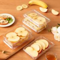 Boîtes à cloques personnalisables et légères pour emballage en gros de snacks à base de mangue séchée, banane, raisin et pomme