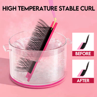Extensions de cils croisés YY Lashes 0,07 mm en cheveux synthétiques 5D, finition mate, doux, faits à la main, faciles à éventaillement, en plateau préfabriqué