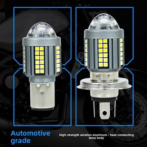 Foco Pequeño para Motocicleta, 60 Luces, 3030H4, Lente para Vehículo Eléctrico, Foco LED de Doble Color, Bombilla LED Ba20D <span class=keywords><strong>H6</strong></span> - Product Image 4