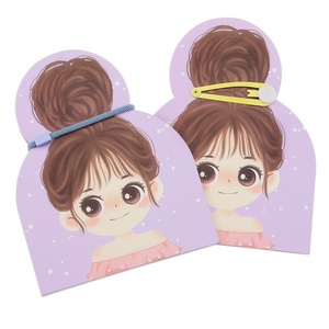 ป้ายบรรจุภัณฑ์อุปกรณ์ตกแต่งโบว์ผมขายส่ง น่ารักสำหรับเด็กผู้หญิง บรรจุภัณฑ์ DIY พิมพ์ดิจิทัล ขนาด 10.6x14 ซม. ถุง Opp แบรนด์สั่งทำได้ - Product Image 3