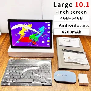 新的8gb 12GB内存64 128gb 2.0 GHZ 10 pulgadas键盘和笔10.1英寸De Pulg Tab Tablette安卓平板电脑