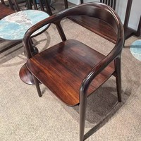 Chaise de salle à manger moderne en bois de zèbre massif avec coussin en tissu rayé zèbre et dossier durable pour appartement, maison, bar, villa, hôtel