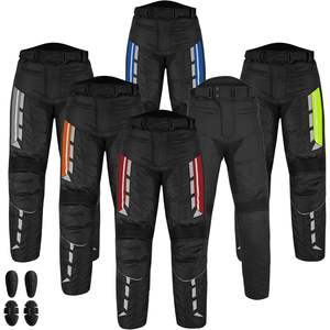 Pantalon de protection en textile Cordura imperméable de haute qualité pour hommes, pantalon de protection amovible pour le vélo et la moto - Product Image 1