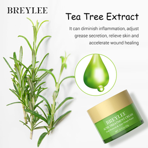 BREYLEE Private Label Tea Tree <span class=keywords><strong>Cream</strong></span> Crema facial para eliminar manchas oscuras, acné, espinillas, reparación de la piel - Product Image 3