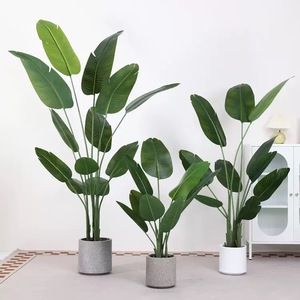 Palmeras Artificiales de Viajero, Hojas Grandes de Alta Calidad, Plantas Verdes en Maceta para Interiores, Decoración para Hogar y Jardín, Resistentes a los Rayos UV - Product Image 4