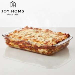 <span class=keywords><strong>Bandeja</strong></span> Rectangular de Vidrio para Hornear con Tapa, Revestimiento Antiadherente, Apta para <span class=keywords><strong>Horno</strong></span> y Microondas, para Verduras y Frutas, <span class=keywords><strong>Bandeja</strong></span> para Asar - Product Image 3