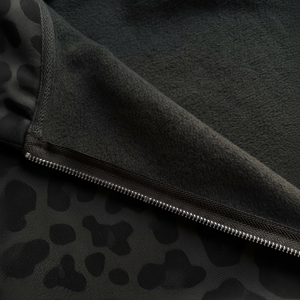 เสื้อฮู้ดมีซิปรูดซิปสำหรับผู้ชายผ้าฝ้ายขนแกะสไตล์ลำลองสตรีทแวร์พิมพ์ลายเสือดาวแบบออกแบบได้ตามต้องการสำหรับฤดูหนาว - Product Image 1