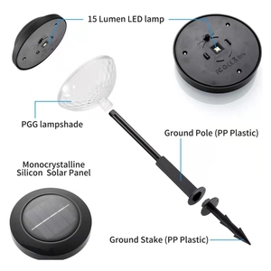 2026 xu hướng thay đổi màu sắc chiếu sáng cảnh quan ánh sáng ấm áp vườn đèn Chất lượng cao mới ngoài trời LED 80 năng lượng mặt trời di động đèn RGB - Product Image 5